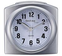 techno line Geneva L Silber Sveglia al Quarzo, Argento, 8.5x4.5x8.1 cm