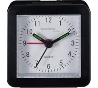 techno line Geneva SC Schwarz Sveglia al Quarzo, Nero, 6.9x4x6.9 cm