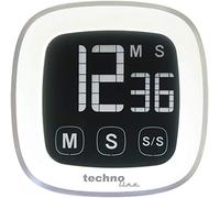 techno line KT 400 Contaminuti Digitale, Plastica, Bianco, 7.6 x 2.5 x 7.6 cm