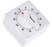 techno line KZW Analog Weiß Timer Contaminuti, Bianco, 6.9x4x6.9 cm
