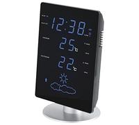 Stazione meteorologica digitale nera