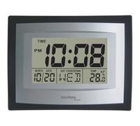 Techno Line WS 8004 Quarzo Orologio da parete 220 mm x 170 mm x 35 mm Argento,