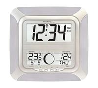 TechnoLine WS 8118 Orologio Radio, Argento, 25.5x3.1x24.3 cm