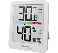 Il vostro posto di lavoro è troppo freddo? Controllate questo termometro da ufficio, indicatore di comfort ambientale, umidità e temperatura, ora, retroilluminazione tramite sensore touch, display di