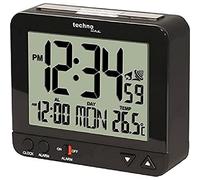 TechnoLine WT 195 Schwarz Orologio Radio, Nero, 9.5x3.2x8 cm