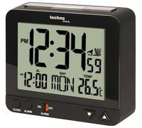 techno line WT 195 Schwarz Orologio Radio, Nero, 9.5x3.2x8 cm