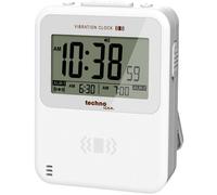 Techno Line WT 350 Quarzo Sveglia Bianco Tempi di allarme 2 Allarme a vibrazio