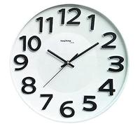 techno line WT 4100 Orologio da Parete, Bianco, 30x4.2x30 cm