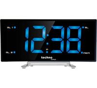 techno line WT 460 Radiosveglia, Nero, 17.1x4x8.7 cm