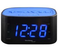 TechnoLine WT 465 Blau Radiosveglia, Nero/Blu, 14x8.8x7 cm