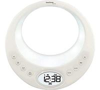 techno line WT 489 Sveglia, Bianco, 19.3x6.4x18.5 cm