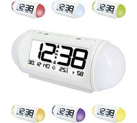 TechnoLine WT 499 Orologio Radio, Bianco, 24.5x6x8.6 cm