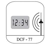 techno line WT 535 Radiosveglia, Nero/Grigio, 11.7x5.1x9.3 cm