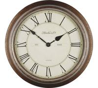Techno Line WT 7006 Quarzo Orologio da parete 36 cm x 70 mm Legno Adatto per b
