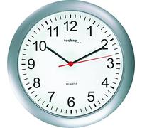 techno line WT 7700 Orologio da Parete, Argento, 26x4x26 cm
