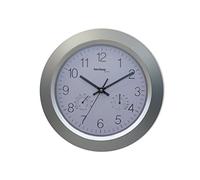 techno line WT 7940 Orologio da Parete, Argento, 33x3.7x33 cm