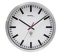TechnoLine WT 8610 Orologio da Parete, Metallo, Argento, 30x4.2x30 cm