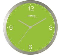techno line WT 9000 Grün Orologio da Parete, Verde, 30x3.3x30 cm
