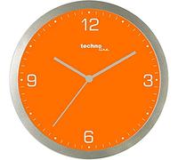 techno line WT 9000 Orange Orologio da Parete, Arancione, 30x3.3x30 cm