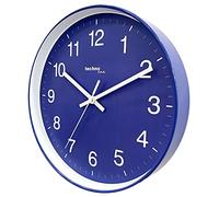 techno line WT7520 Orologio da Parete, Blu, 25 cm