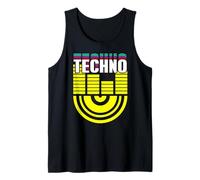Techno Onde Equalizzatore Energia Musicale Canotta