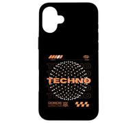 Techno Orb EDM Rave Custodia per iPhone 16 Plus