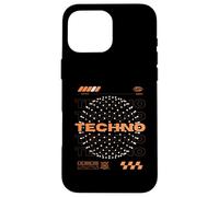 Techno Orb EDM Rave Custodia per iPhone 16 Pro Max