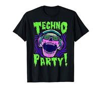 Techno Party | Techno Horror Halloween Techno Music Maglietta