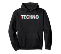 Techno T-Shirt | Electro House | Deep House Psychedelic Shirt Felpa con Cappuccio