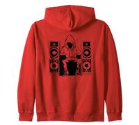 Techno Tekno Art Spiral Freetekno Rave Tribe Felpa con Cappuccio