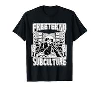 Techno Tekno Art Spiral Freetekno Rave Tribe Maglietta