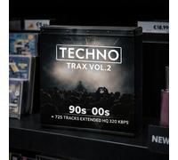 TECHNO TRAX 90s 00s Collection VOL. 2 725 MP3 Tracks HQ EXTENDED - LISTA