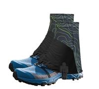 technodry Ghette Trail Running Impermeabili Basso Profilo con Gancio Antiscivolo, Protezione Leggera Contro Sabbia e Pioggia per Uomo e Donna, Ideali per Corsa, Trekking e Escursioni