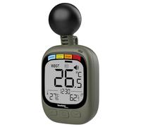 technoline EA 3060 WBGT - Misuratore di stress termico con indicatore di temperatura e umidità, sistema di allarme WBGT, per interni/esterni, funzione di allarme, ideale per sport, lavoro e attività