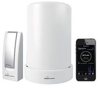 Technoline MA10040 - Pluviometro completo, gateway e sensore di pioggia radio con app gratuita per smartphone, colore: Bianco