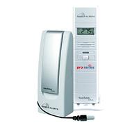 Technoline, monitoraggio della temperatura e dell'umidità dell'aria nella vostra sauna, termometro per sauna, igrometro sauna, allarme mobile, trasmissione dati e allarme sul vostro smartphone, bianco, 3,8 x 2,1 x 12,8 cm