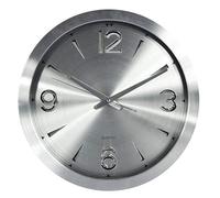 Technoline - Orologio analogico da parete al quarzo, Ø 40 cm, colore: Argento
