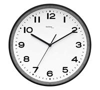 1840786 Techno line wt 8500-3 schwarz radiocontrollato orologio da parete 30 cm