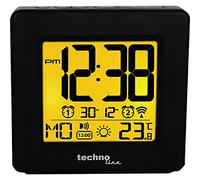 Technoline parlante Radiosveglia WT 330 con ansage di Ora e Temperatura e visualizzazione della Temperatura Interna