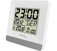 Technoline Radiosveglia Con Indicatore Di Temperatura, Bianco, 79 X 79 X 30 Mm