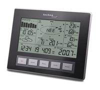 Technoline WS 2816 - Stazione Meteo Radio Professionale con Tutte Le Date Meteo attuali rilevanti con utili funzioni e Misure aggiuntive, trasferimento Dati su PC, Software per PC, Colore: Grigio