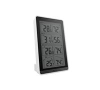 TechnoLine Bianco 7060 Digitale Radio Termometro Igrometro Incl. 3 Außensensoren