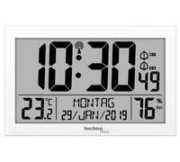 Technoline WS 8016 - Orologio da parete digitale con indicatore di temperatura,