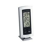 Technoline WS 9140-IT Nero Argento Termometro da interno Termometro da WS9140-IT