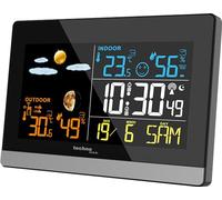 Technoline WS6455 Stazione meteo con temperatura interna ed esterna, umidità interna ed esterna, display LED colorato