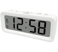 Technoline WT175 - Mini sveglia da viaggio con temperatura e umidità, data, timer, conto alla rovescia, allarme giorno della settimana, allarme weekend o allarme 7 giorni, alloggiamento magnetico,