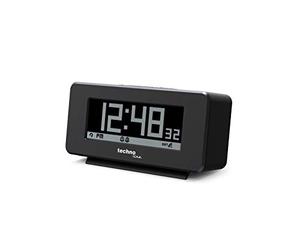 Technoline WT295 - Radiosveglia con display positivo e negativo, 120 x 57 x 45 mm, colore: Nero opaco