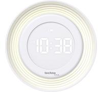 Technoline WT479 - Piccola sveglia digitale con funzione luce notturna e sensore di movimento, da appoggiare, con supporto magnetico, funzionamento a batteria, indicatore di temperatura