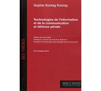 Technologies de l'information et de la communication et défense pénale: Prix V