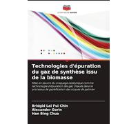 Technologies d'épuration du gaz de synthèse issu de la biomasse: Mise en ¿uvre du craquage catalytique comme technologie d'épuration des gaz chauds ... de gazéification des coques de palmier